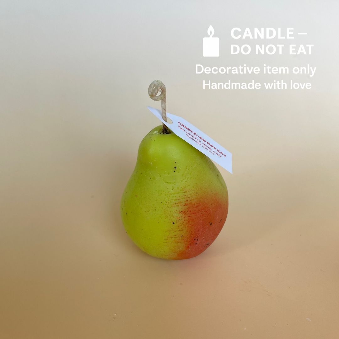 Pear Candle – Handmade Realistic Decorative Candle