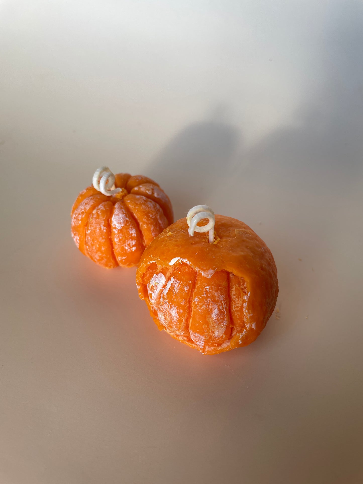 Mandarin realistic candle(2 piece)
