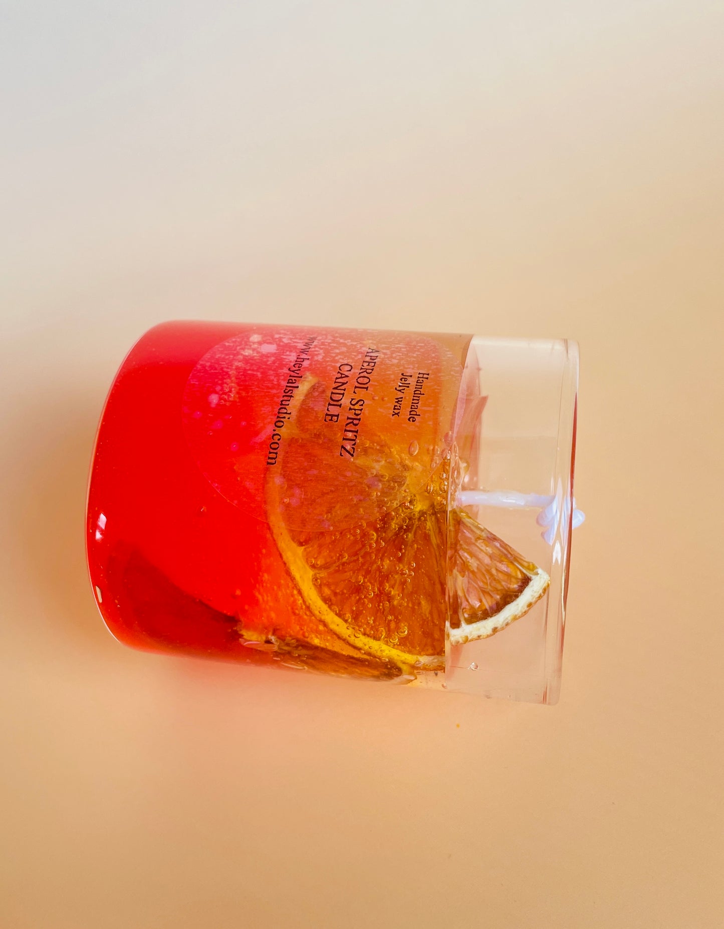 Aperol Spritz Candle