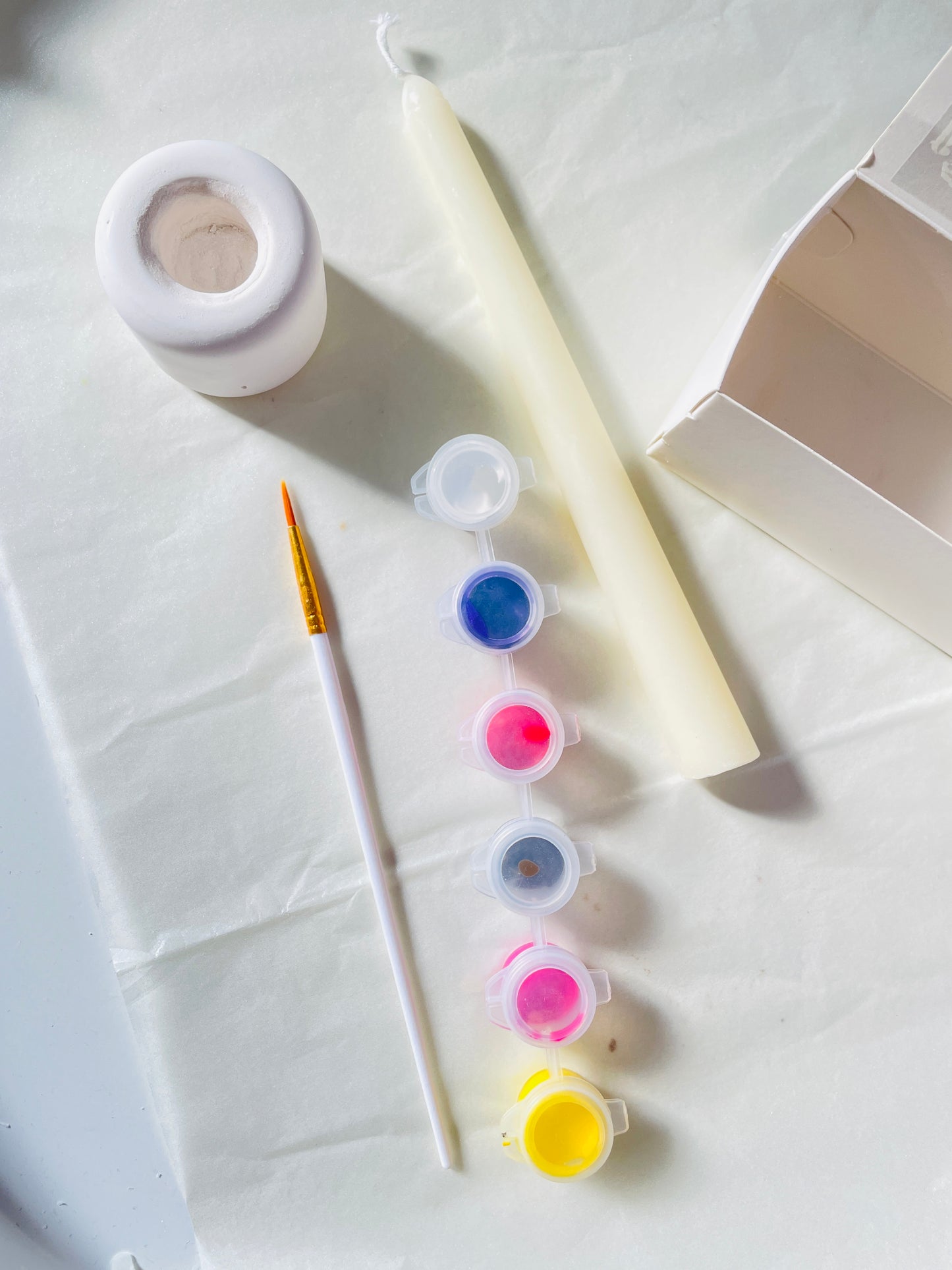PAINT YOUR OWN CANDLE & HOLDER KIT