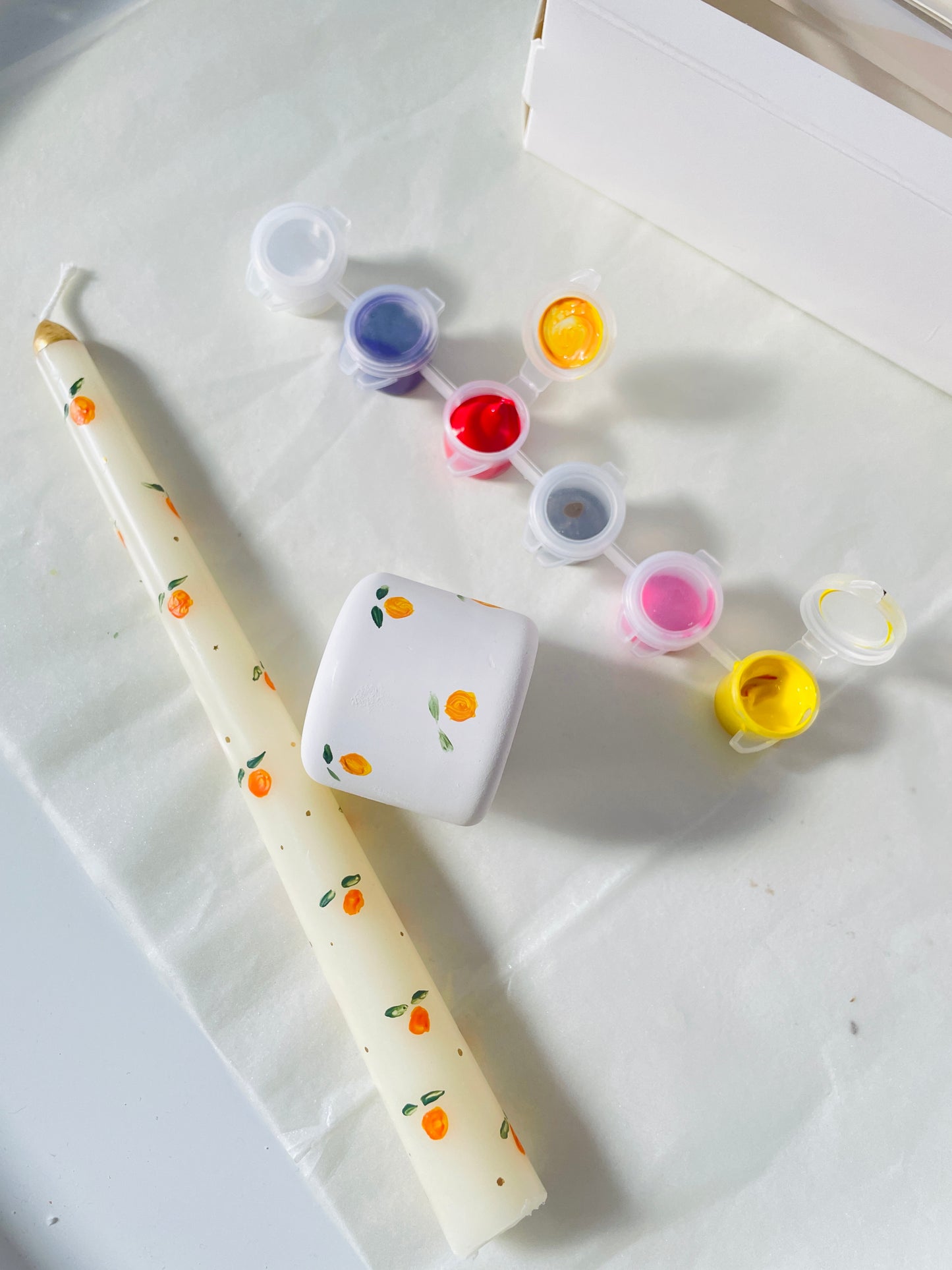 PAINT YOUR OWN CANDLE & HOLDER KIT
