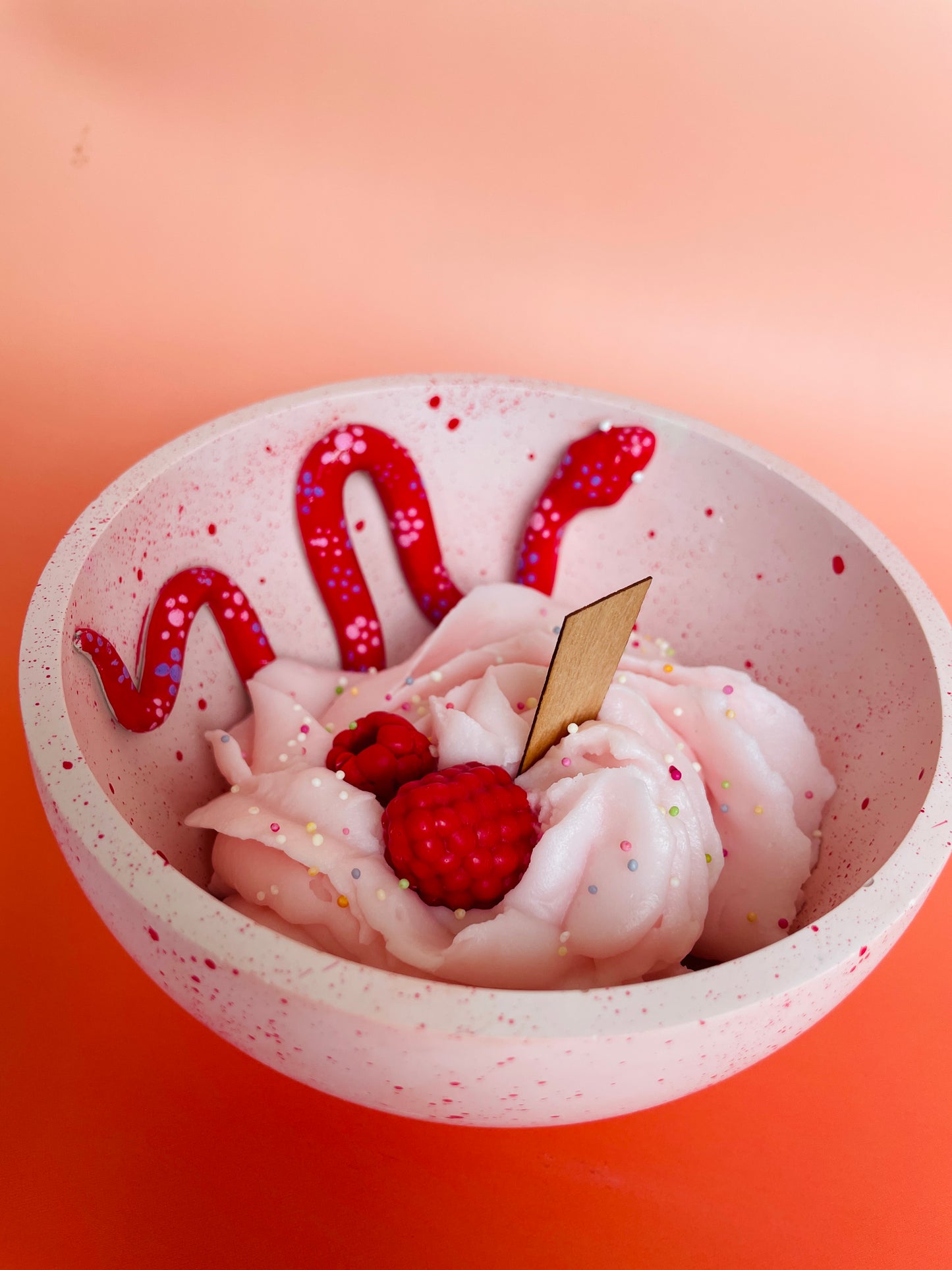 WILD COMPANIONS- Snake&Fruit Sundae Candle Bowl