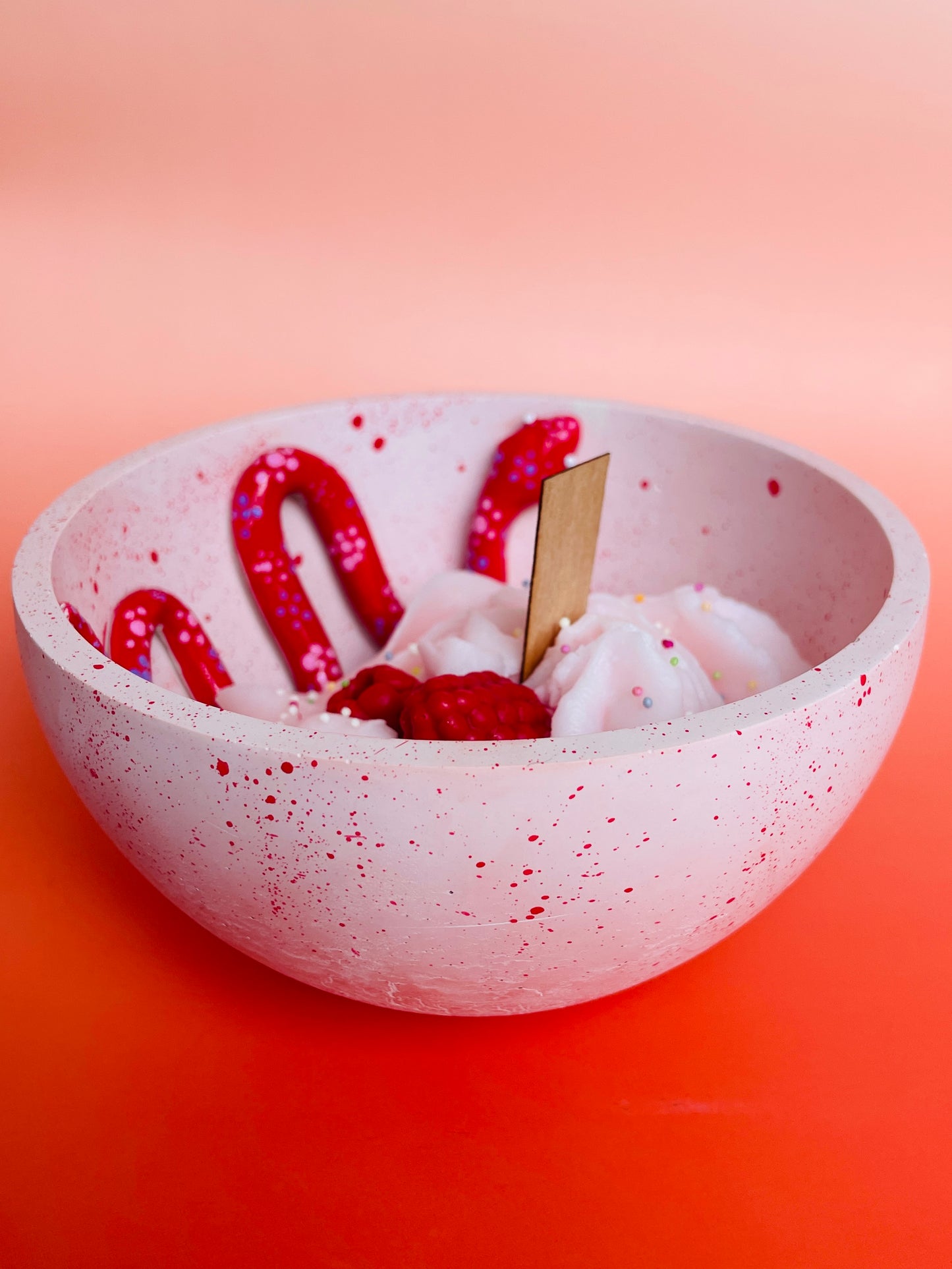 WILD COMPANIONS- Snake&Fruit Sundae Candle Bowl