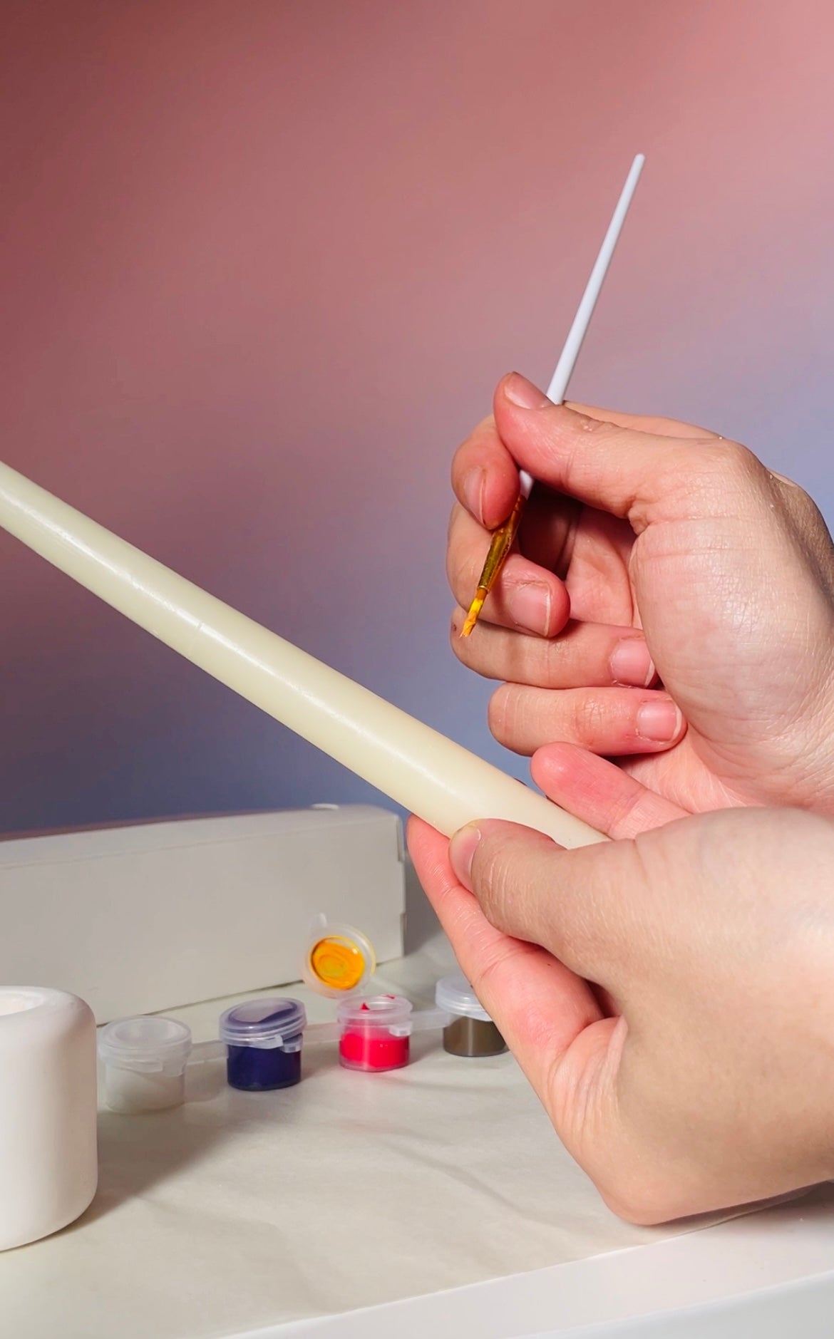 PAINT YOUR OWN CANDLE & HOLDER KIT