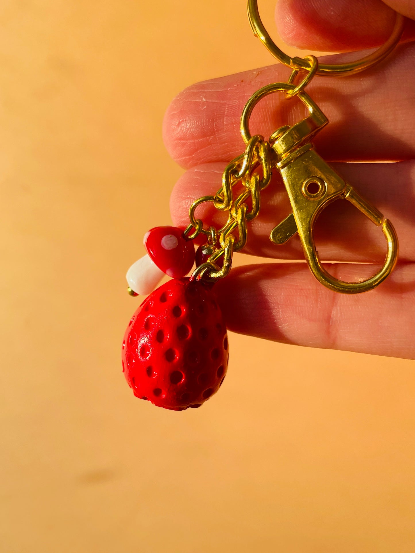 Strawberry Keyring&Bag charm