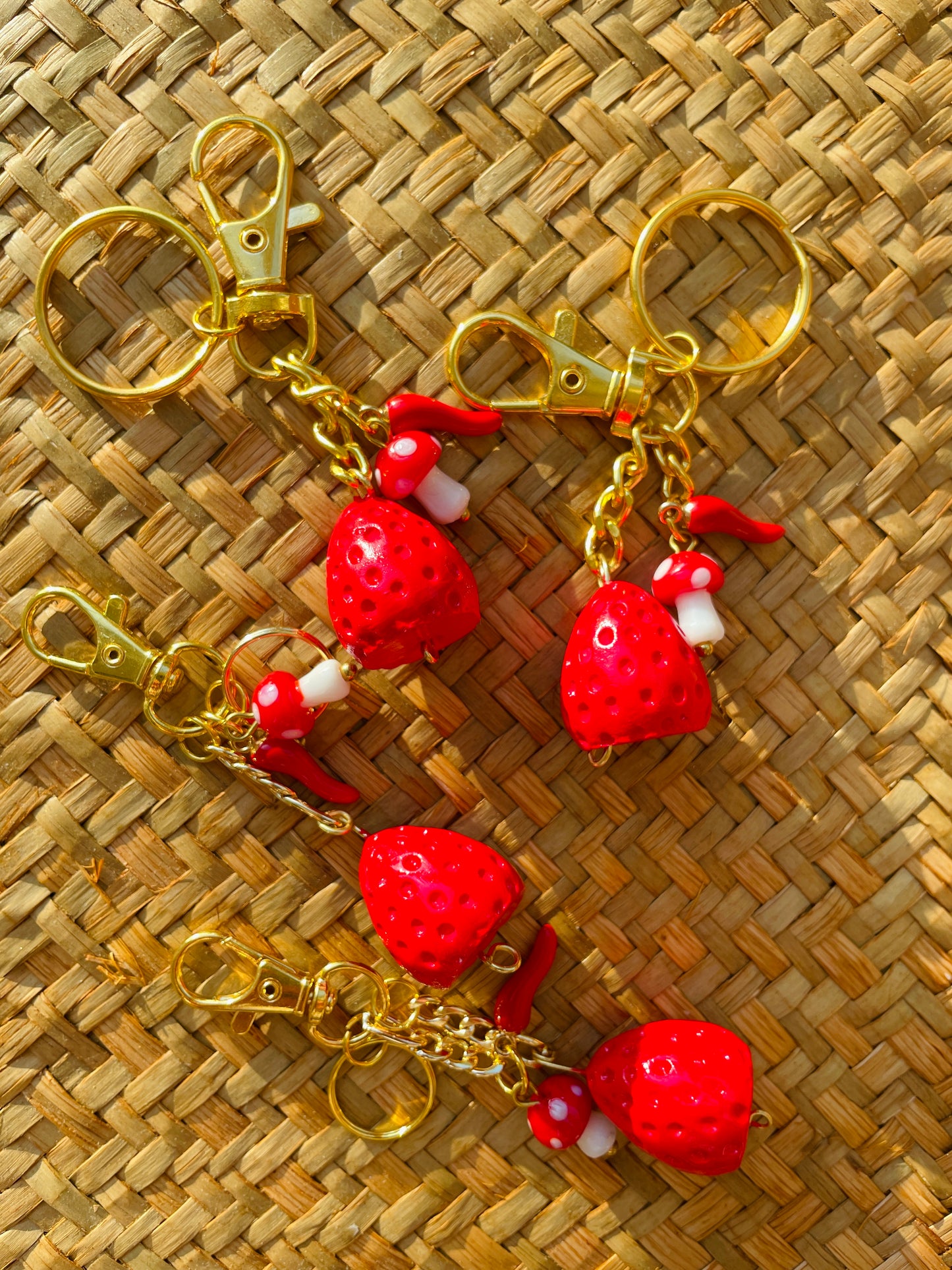 Strawberry Keyring&Bag charm