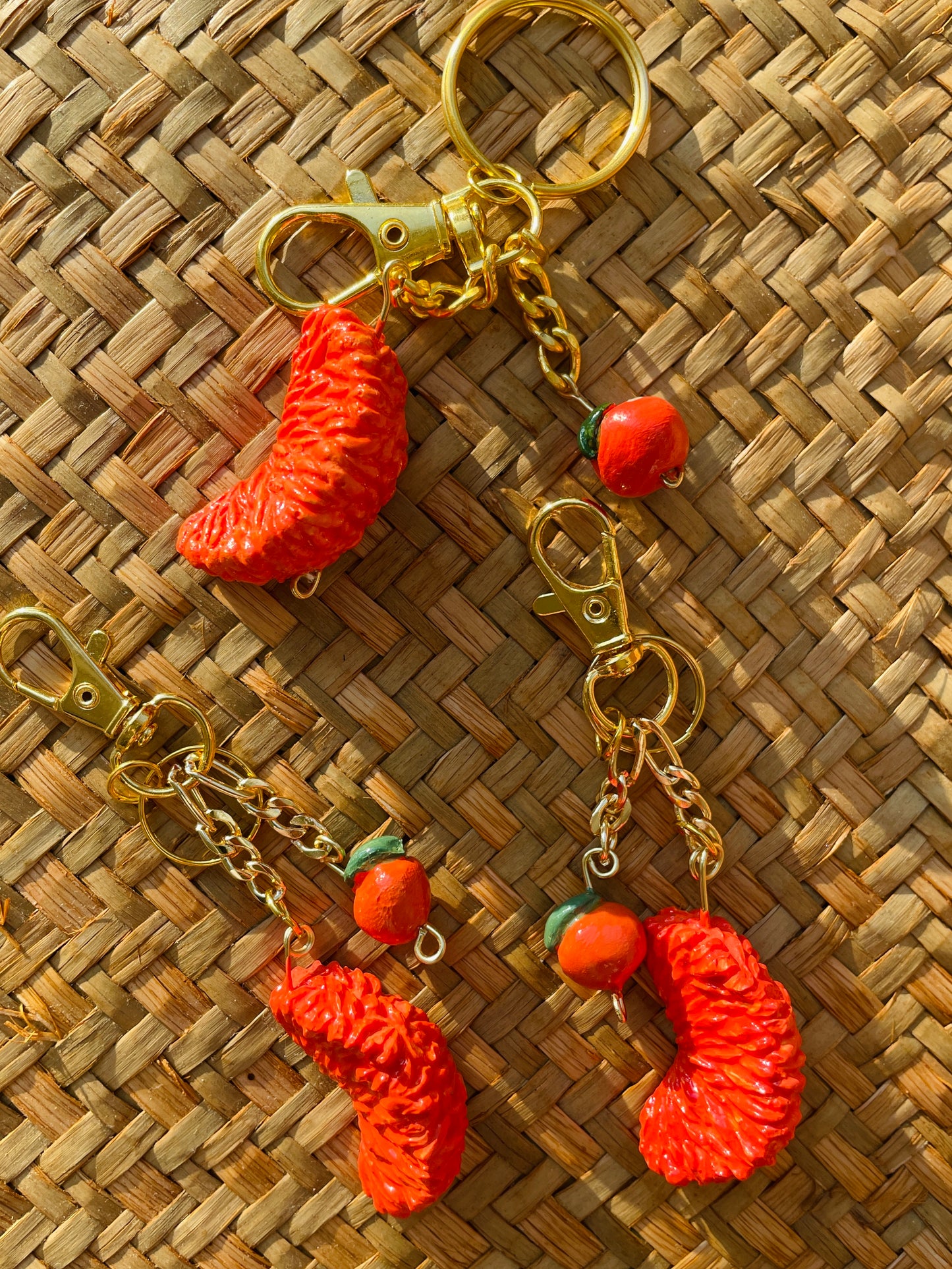 Mandarin Keyring / Bag Charm