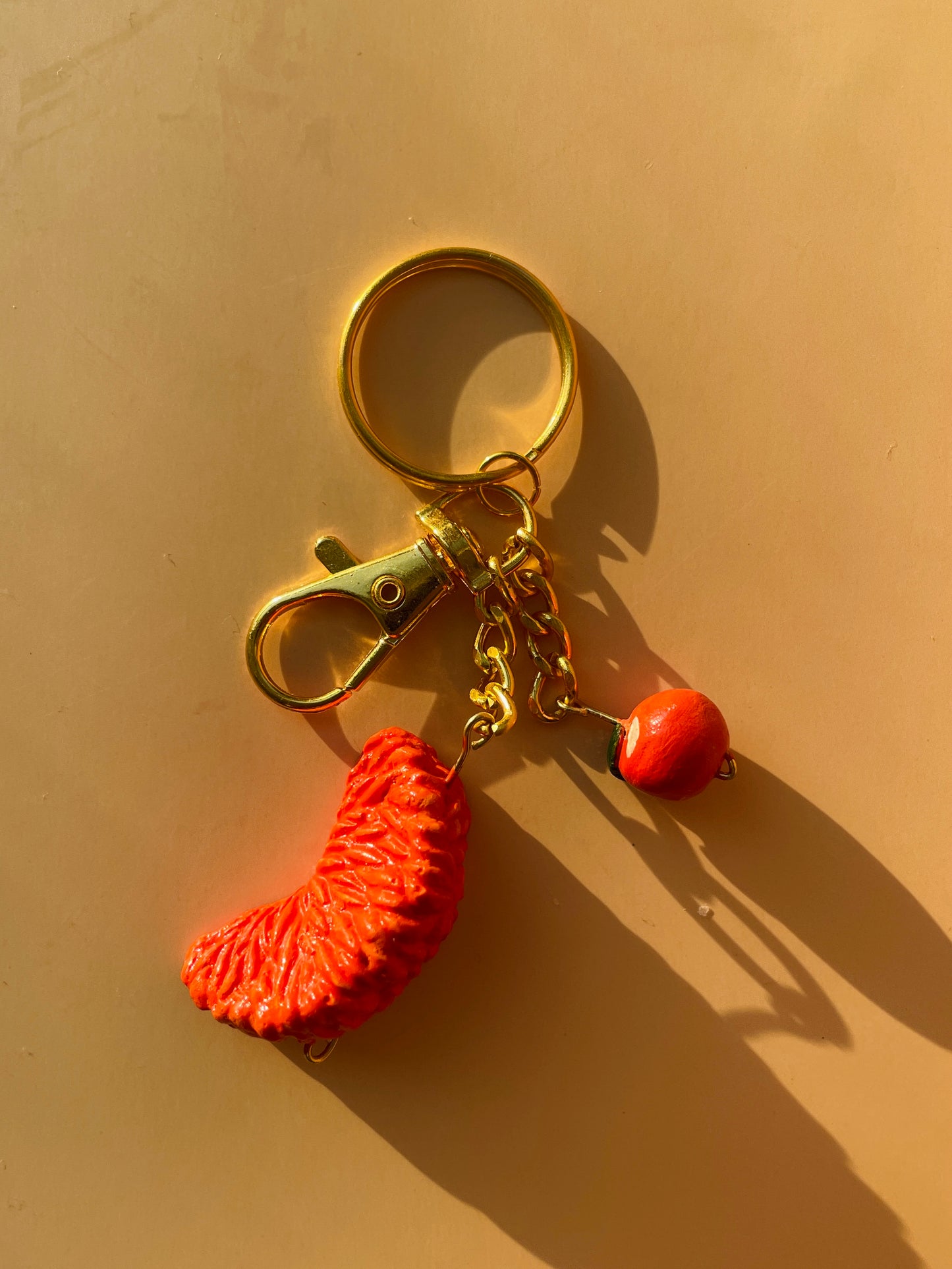 Mandarin Keyring / Bag Charm