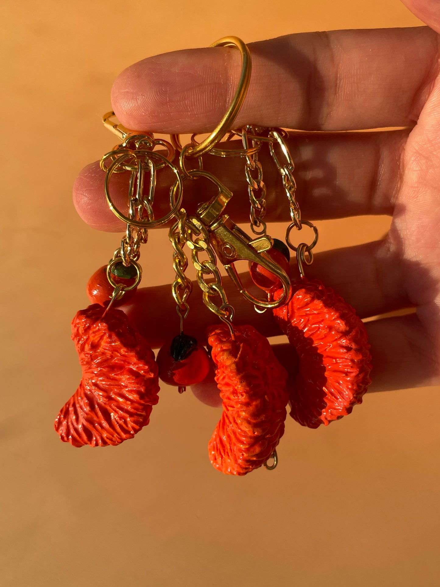 Mandarin Keyring / Bag Charm