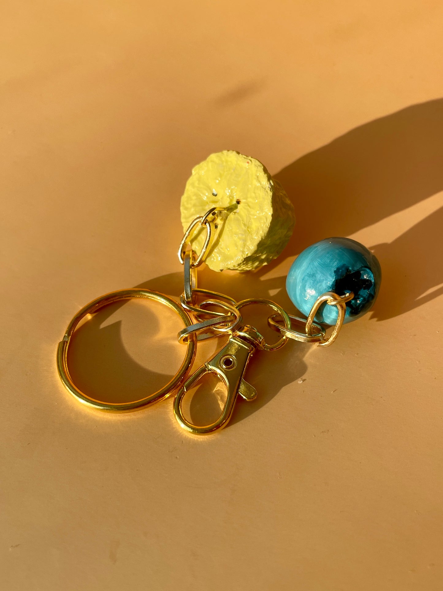 Banana&Blueberry Keyring / Bag Charm