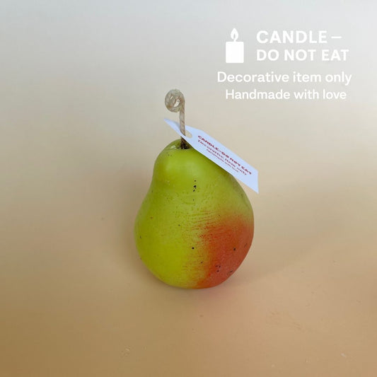 Pear Candle – Handmade Realistic Decorative Candle