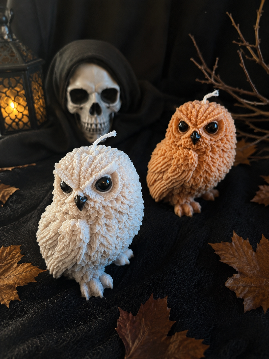 Owl Candle