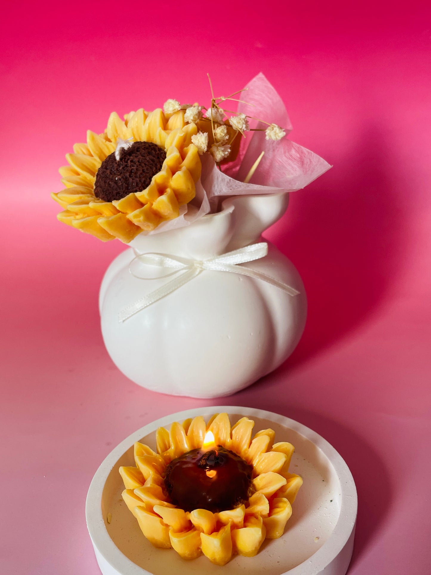 SUNFLOWER BOUQUET CANDLE
