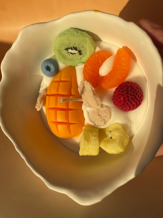 CANDLE FRUIT BOWL