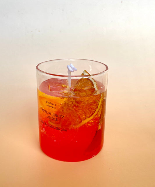 Aperol Spritz Candle