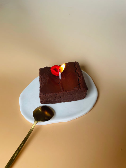 Brownie Candle