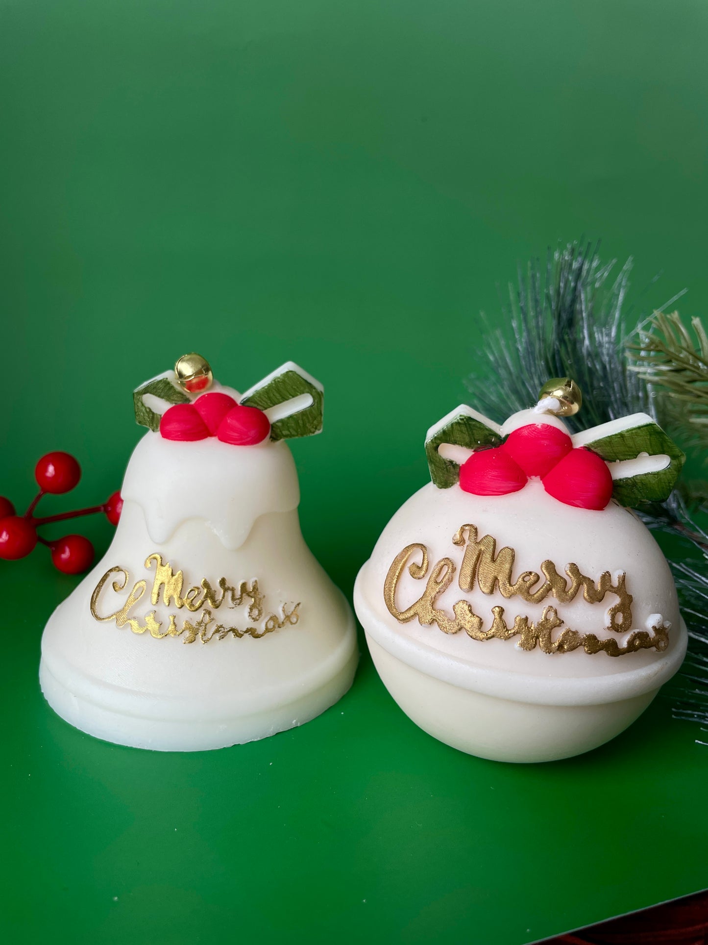 BIG CHRISTMAS BELL -2 PCS-