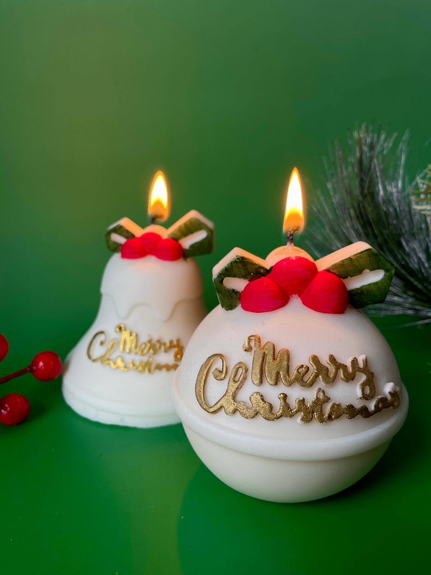 BIG CHRISTMAS BELL -2 PCS-