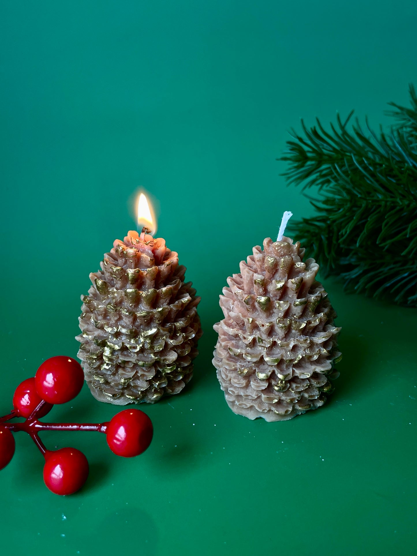 PINE CONE -2pcs-