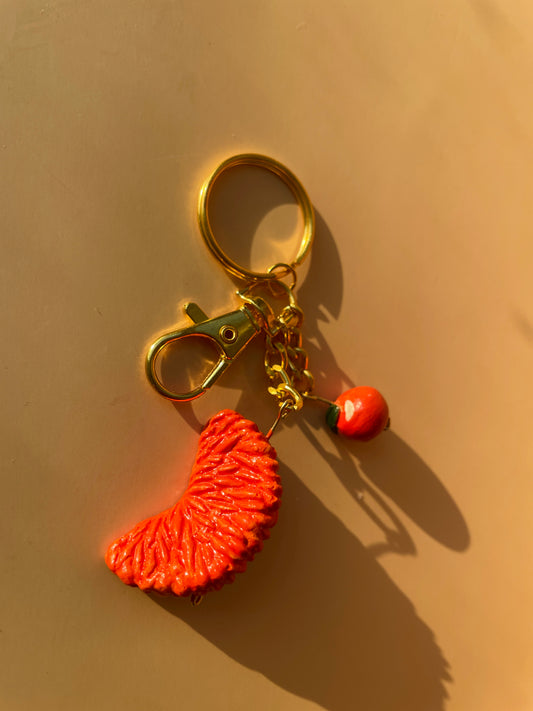 Mandarin Keyring / Bag Charm