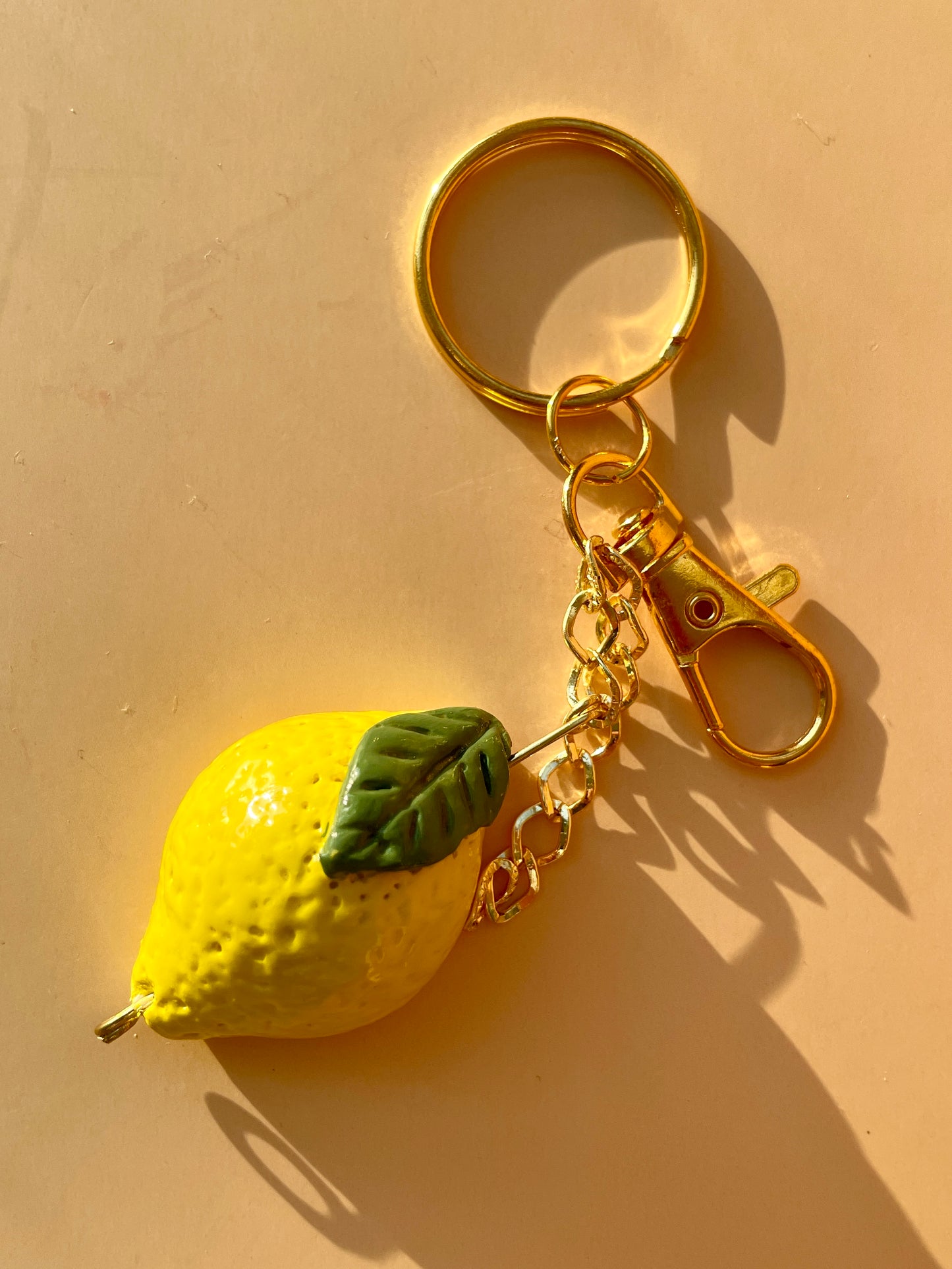 Lemon Keyring / Bag Charm