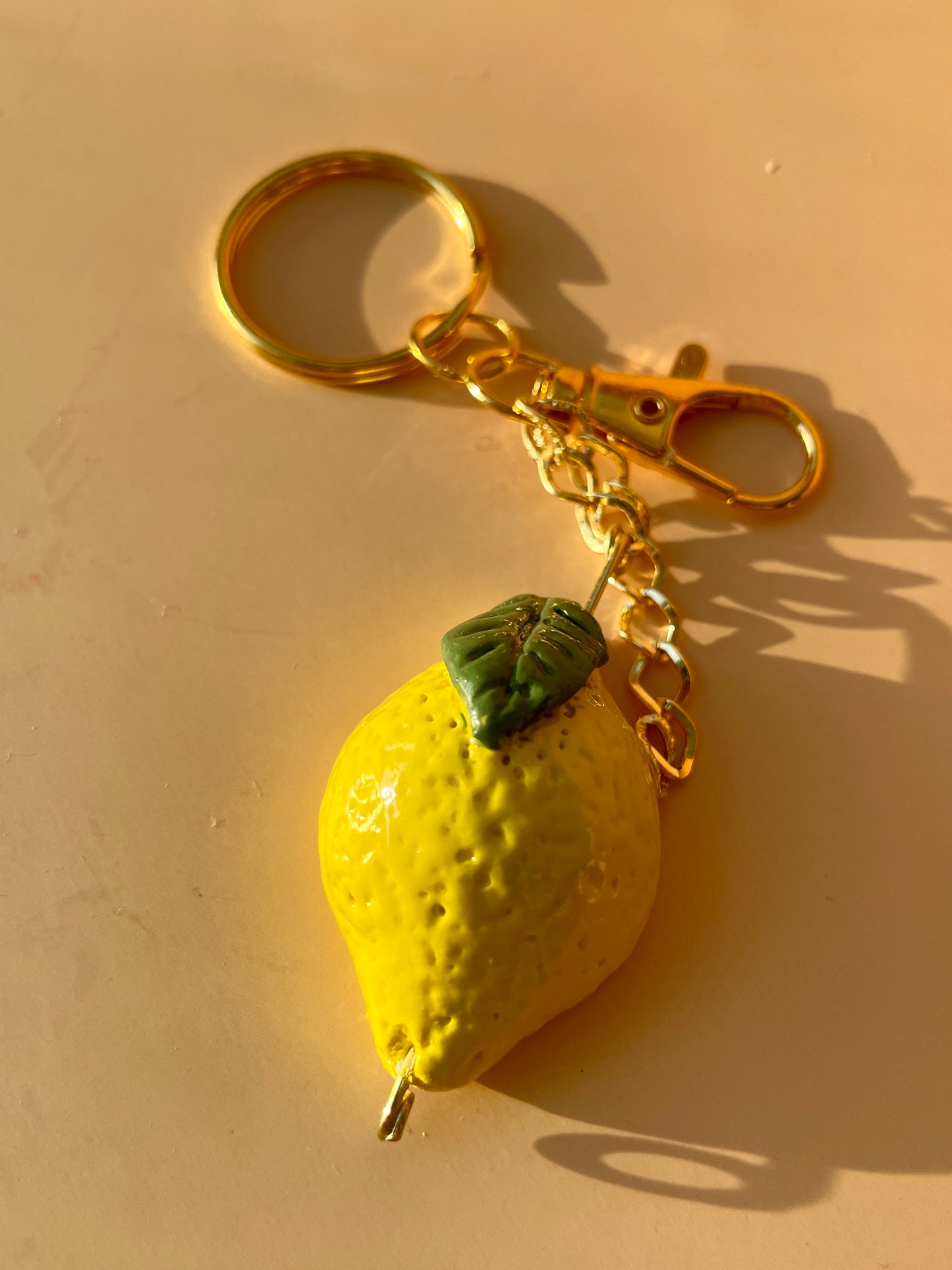 Lemon Keyring / Bag Charm