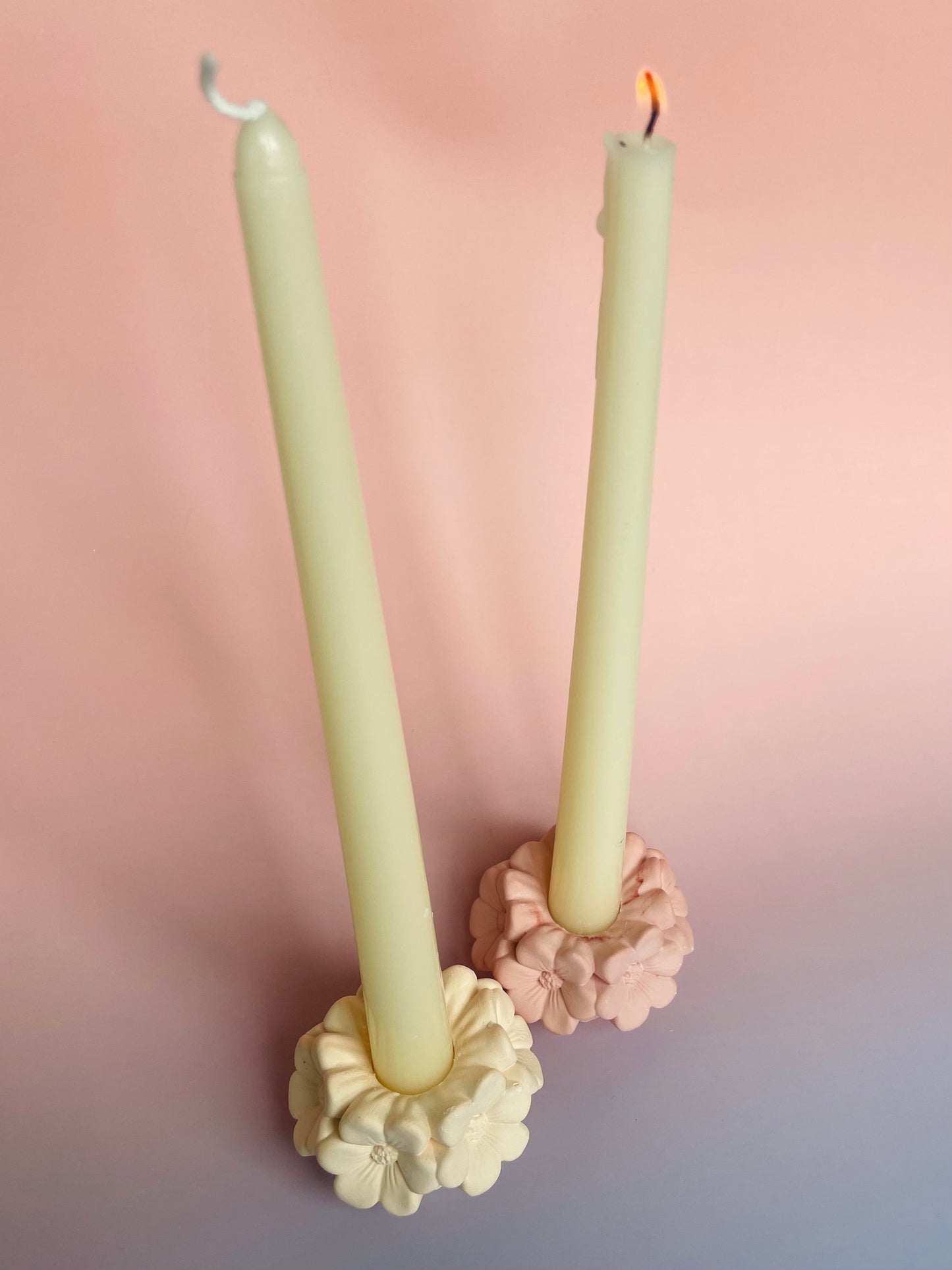 CANDLE FLORAL HOLDER