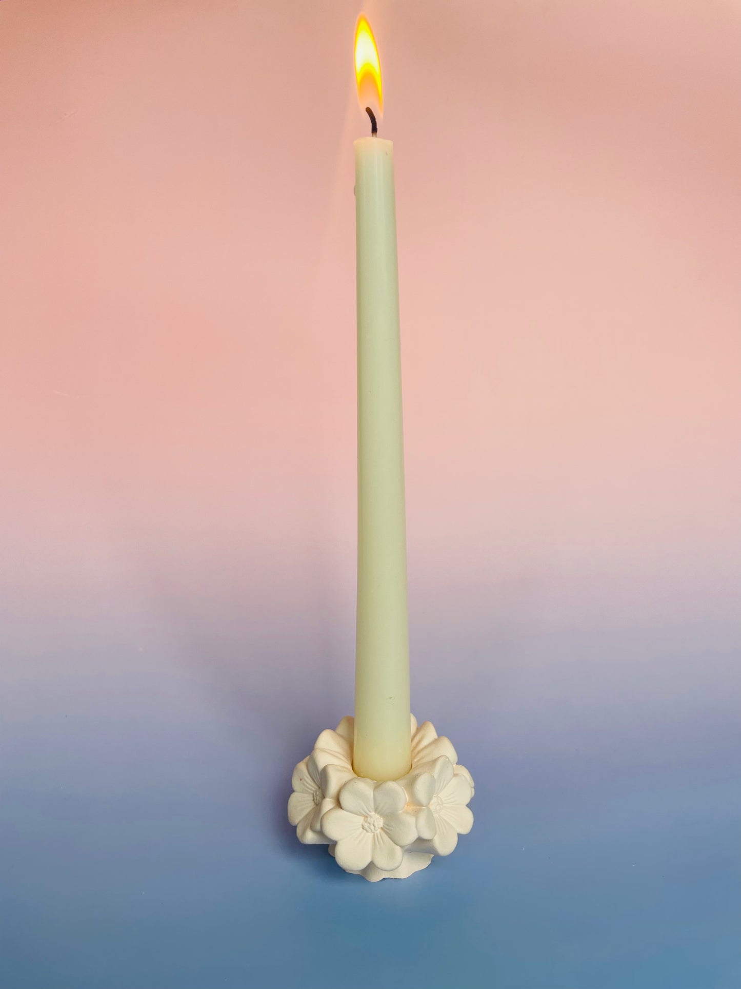 CANDLE FLORAL HOLDER
