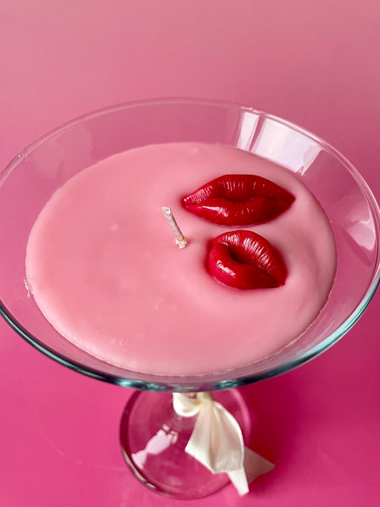Hot Kiss Cocktail Candle