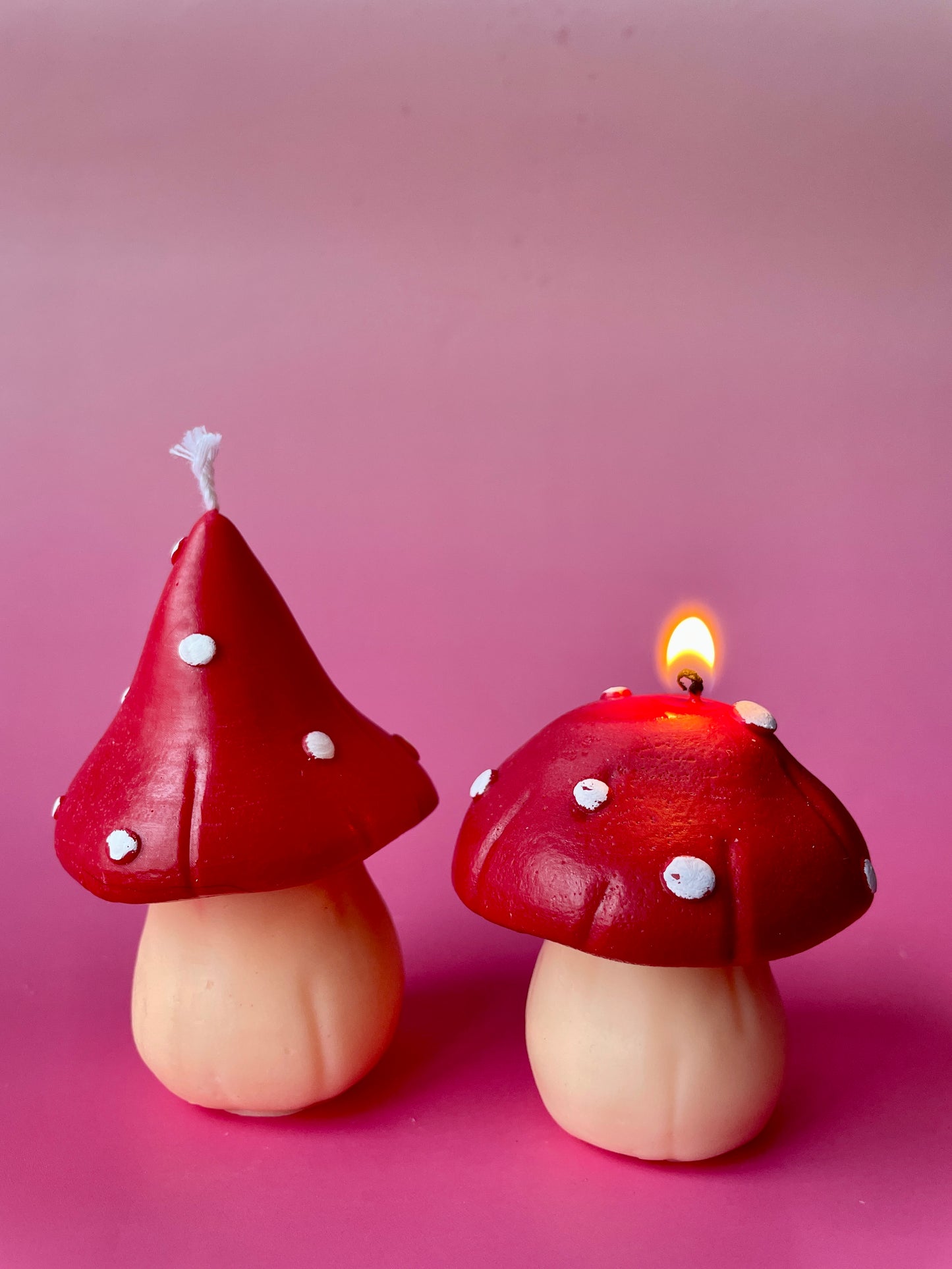 2pcs Mushrom Candle