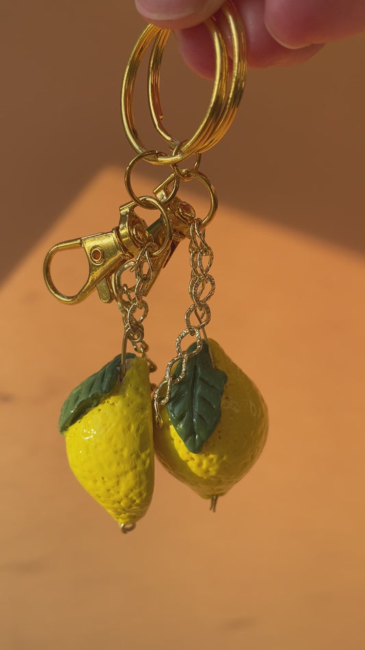 Lemon Keyring / Bag Charm